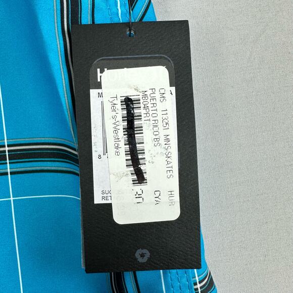 Hurley Puerto Rico Men’s 30 Board Shorts Plaid No Stretch - Picture 8 of 9